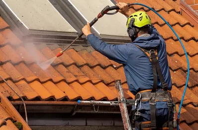 Démoussage et hydrofuge de toiture à Pouge